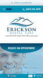 Mobile Screenshot of ericksondentalcare.com